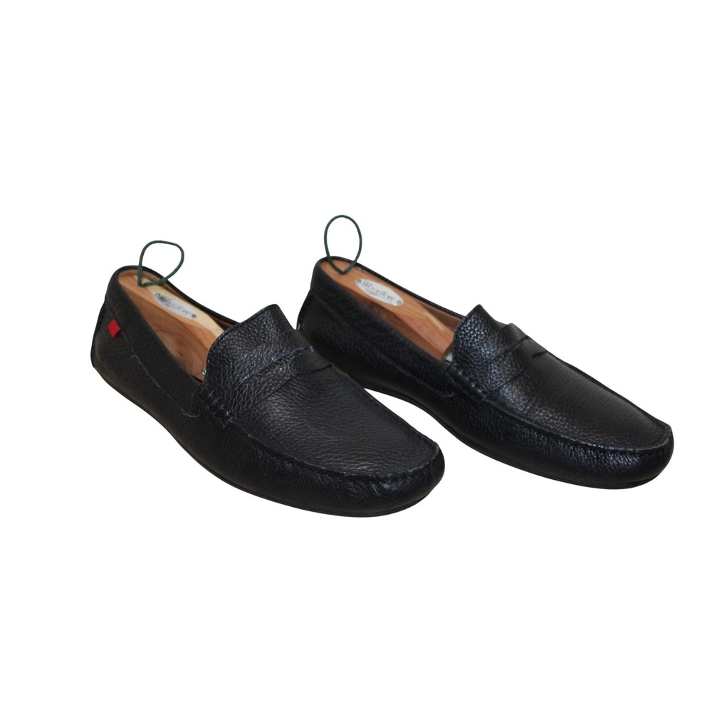 Marc Joseph New York Pebbled Leather Driver Loafer Mens 10.5 Black